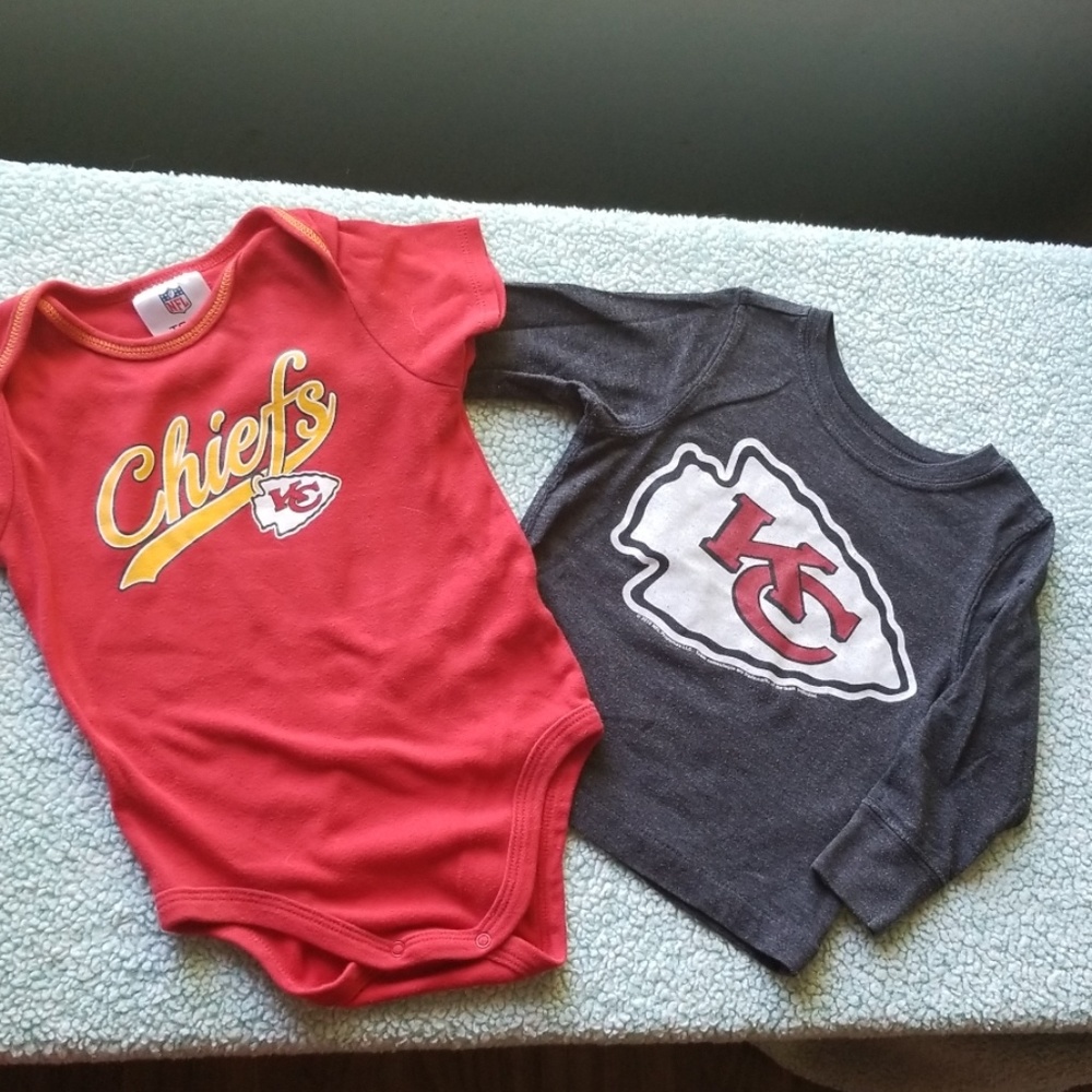 NFL Chiefs shirt and onsie
